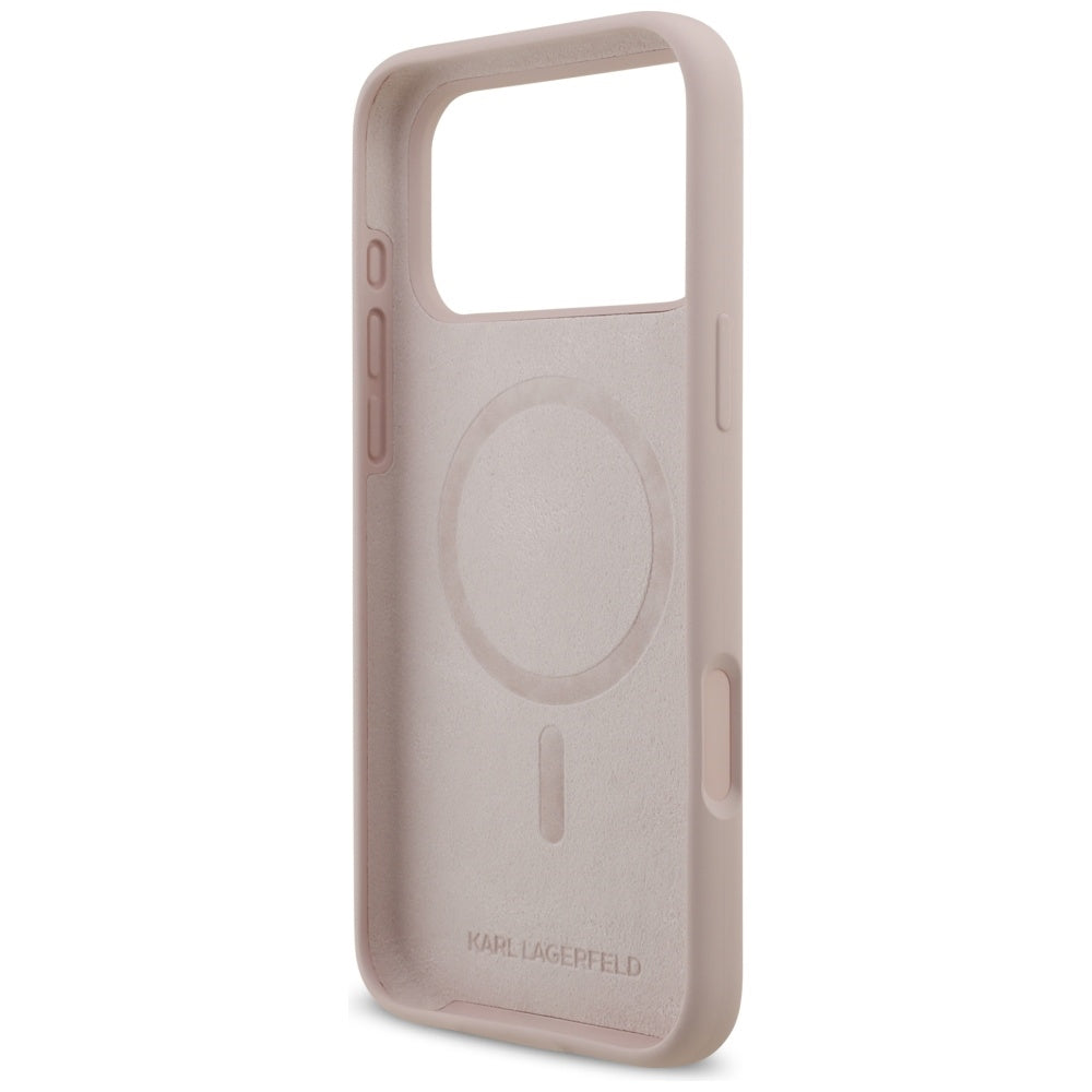 Futrola MagSafe za Apple iPhone 17 Pro Max, Karl Lagerfeld, Ring Karl & Choupette, Roze