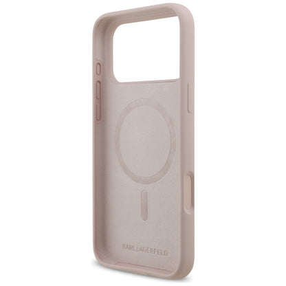 Futrola MagSafe za Apple iPhone 17 Pro Max, Karl Lagerfeld, Ring Karl & Choupette, Roze