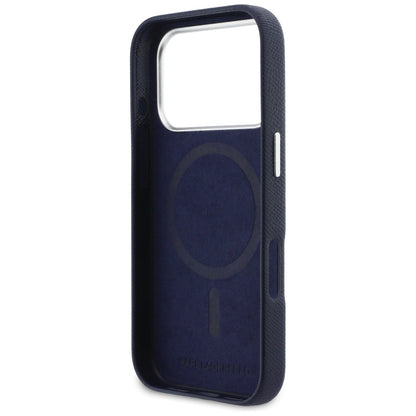 Futrola MagSafe za Apple iPhone 17 Pro Max, Karl Lagerfeld, Saffiano Karl & Choupette Pins, Plava