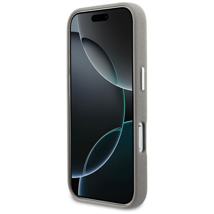 Futrola MagSafe za Apple iPhone 17 Pro Max, Karl Lagerfeld, Saffiano Karl & Choupette Pins, Siva