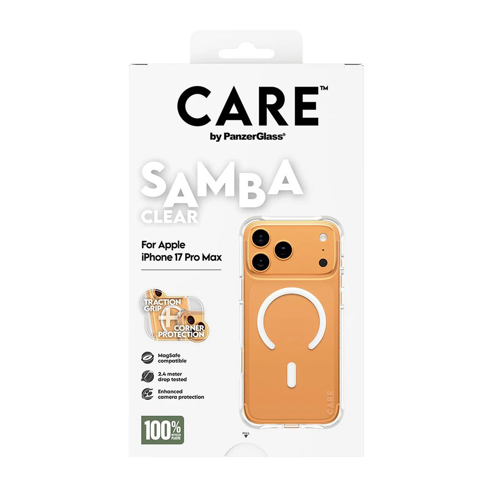 Futrola MagSafe za Apple iPhone 17 Pro Max, PanzerGlass, Care Fashionable, Transparent Bela