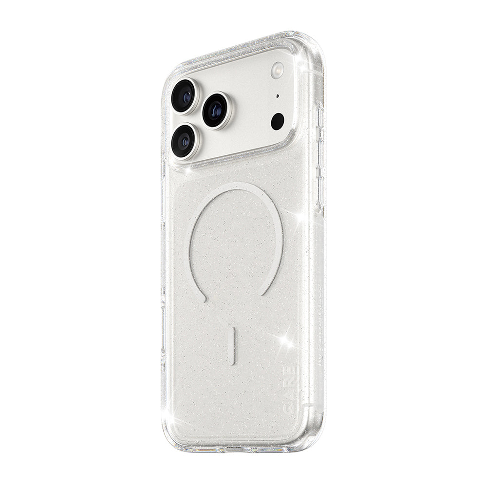 Futrola MagSafe za Apple iPhone 17 Pro Max, PanzerGlass, Care Urban Explorer Star Lit, Transparentna Bela