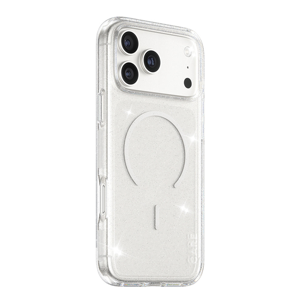 Futrola MagSafe za Apple iPhone 17 Pro Max, PanzerGlass, Care Urban Explorer Star Lit, Transparentna Bela