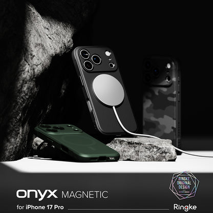 Futrola MagSafe za Apple iPhone 17 Pro Max, Ringke, Onyx, Crna