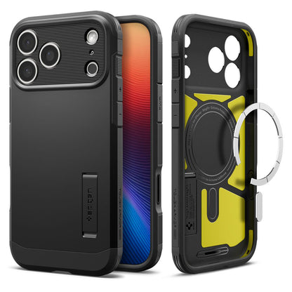 Futrola MagSafe za Apple iPhone 17 Pro Max, Spigen, Tough Armor T, Crna