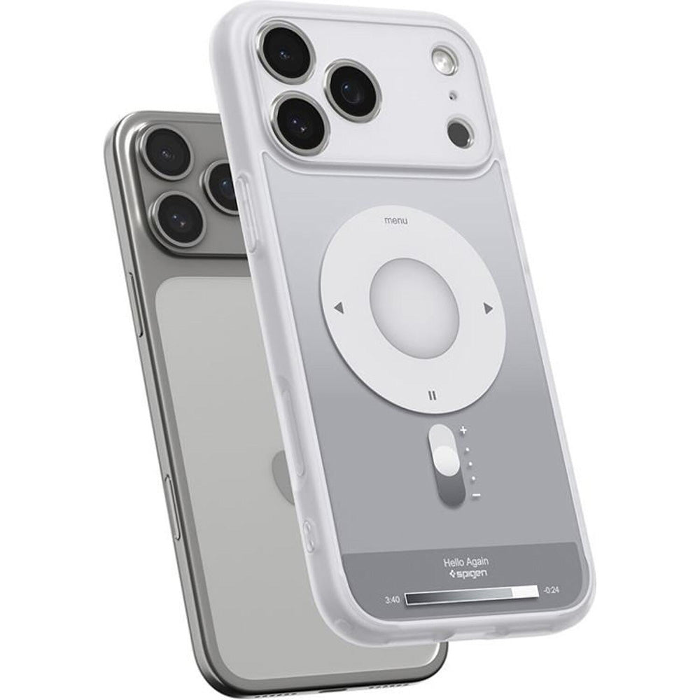 Futrola MagSafe za Apple iPhone 17 Pro Max, Spigen, Ultra Hybrid Classic, Srebrna