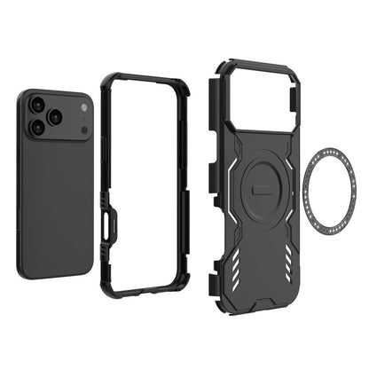 Futrola MagSafe za Apple iPhone 17 Pro Max, Techsuit, ArmorMag, Crna