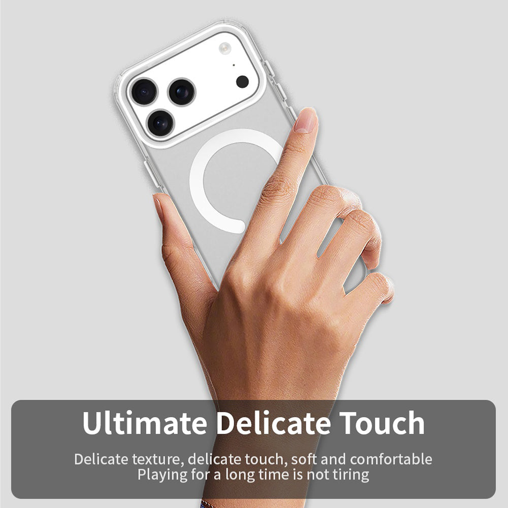 Futrola MagSafe za Apple iPhone 17 Pro Max, Techsuit, CandyCase, Bela