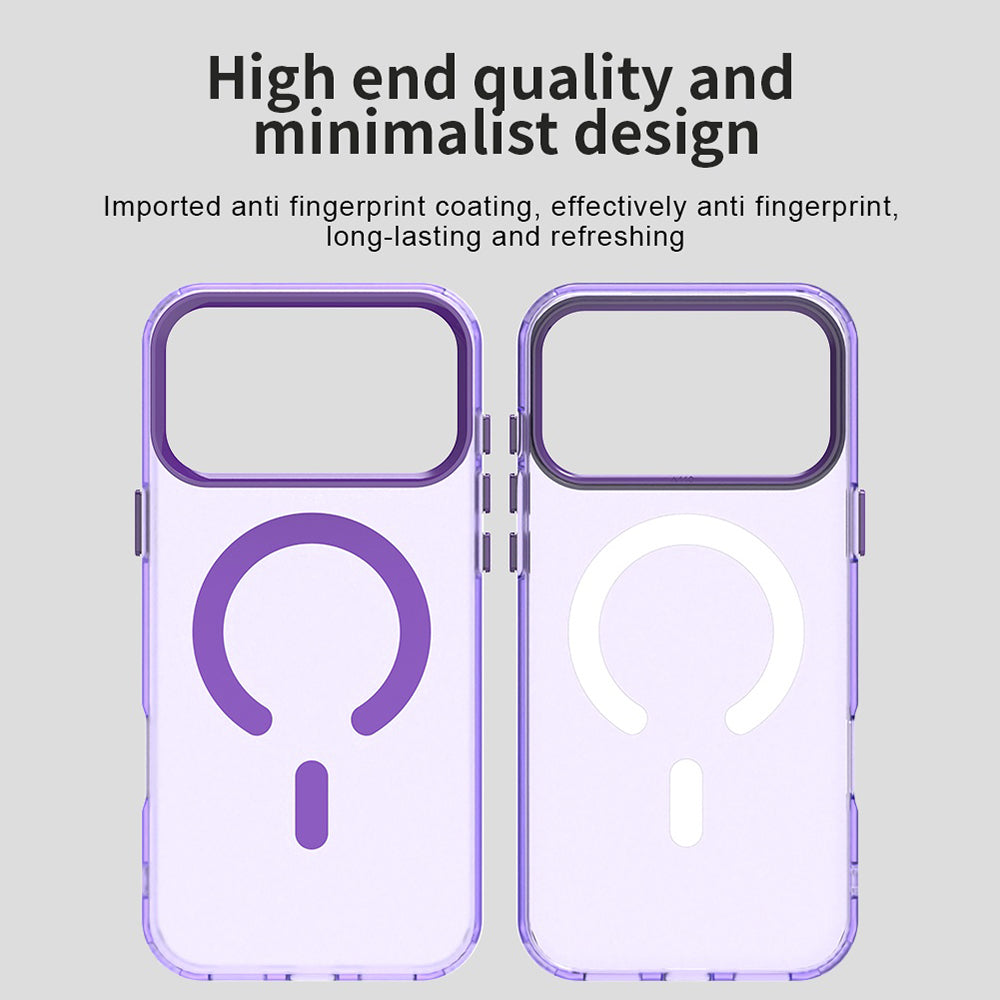Futrola MagSafe za Apple iPhone 17 Pro Max, Techsuit, CandyCase, Ljubičasta