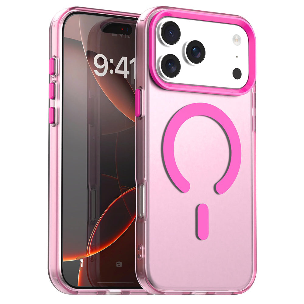 Futrola MagSafe za Apple iPhone 17 Pro Max, Techsuit, CandyCase, Roze