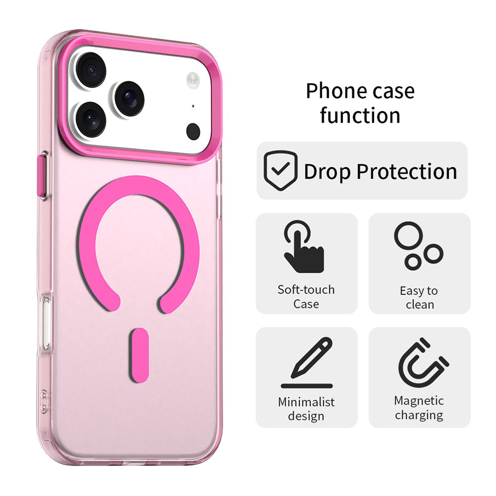 Futrola MagSafe za Apple iPhone 17 Pro Max, Techsuit, CandyCase, Roze