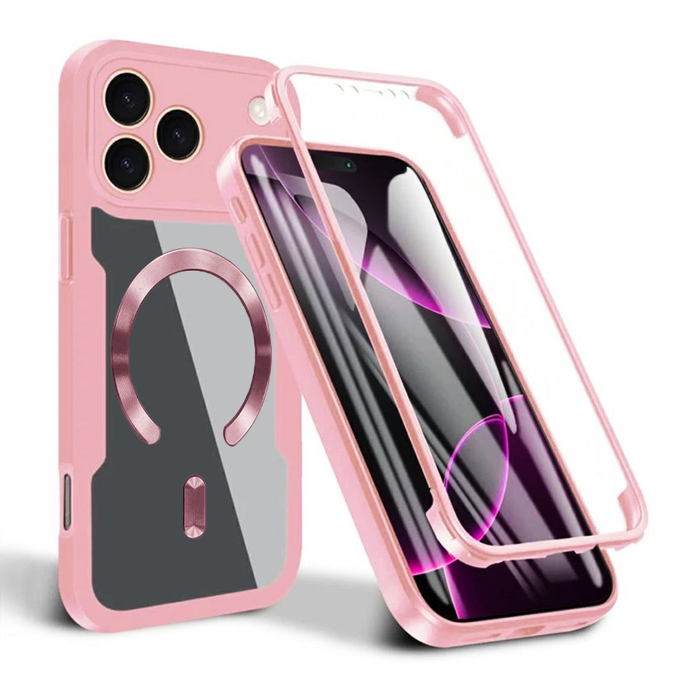 Futrola MagSafe za Apple iPhone 17 Pro Max, Techsuit, ColorVerse 360, Roze