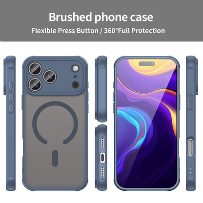 Futrola MagSafe za Apple iPhone 17 Pro Max, Techsuit, HaloFrost II, Tamnoplava