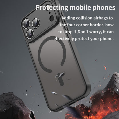 Futrola MagSafe za Apple iPhone 17 Pro Max, Techsuit, HaloFrost II, Crna