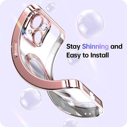 Futrola MagSafe za Apple iPhone 17 Pro Max, Techsuit, Luxury Glitter, Svetlo Ljubičasta