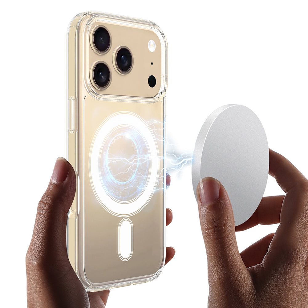 Futrola MagSafe za Apple iPhone 17 Pro Max, Techsuit, Pro, Transparentna