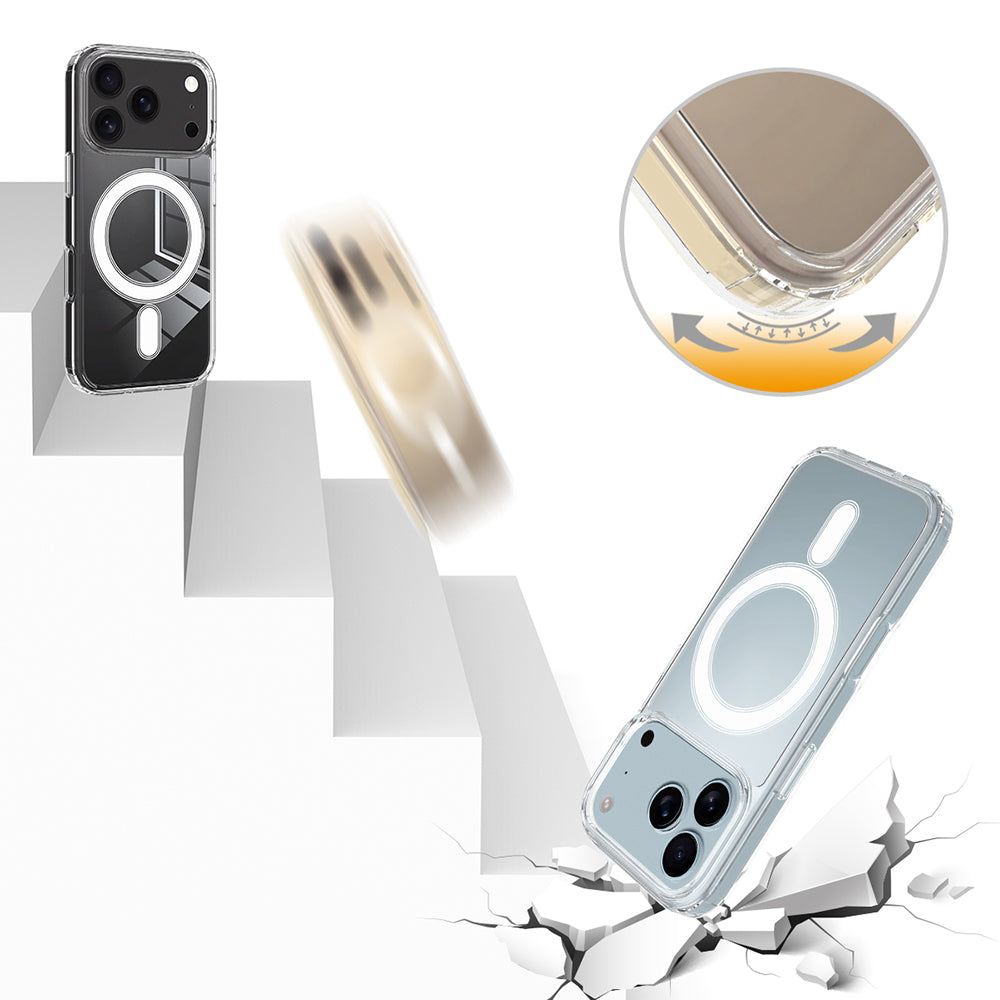 Futrola MagSafe za Apple iPhone 17 Pro Max, Techsuit, Pro, Transparentna