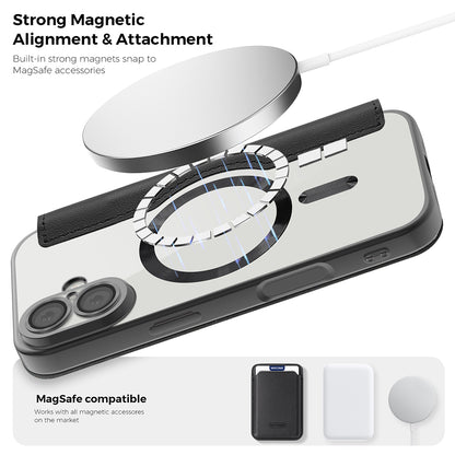 Futrola MagSafe za Apple iPhone 17 Pro Max, Techsuit, SmartMag Book, Plava