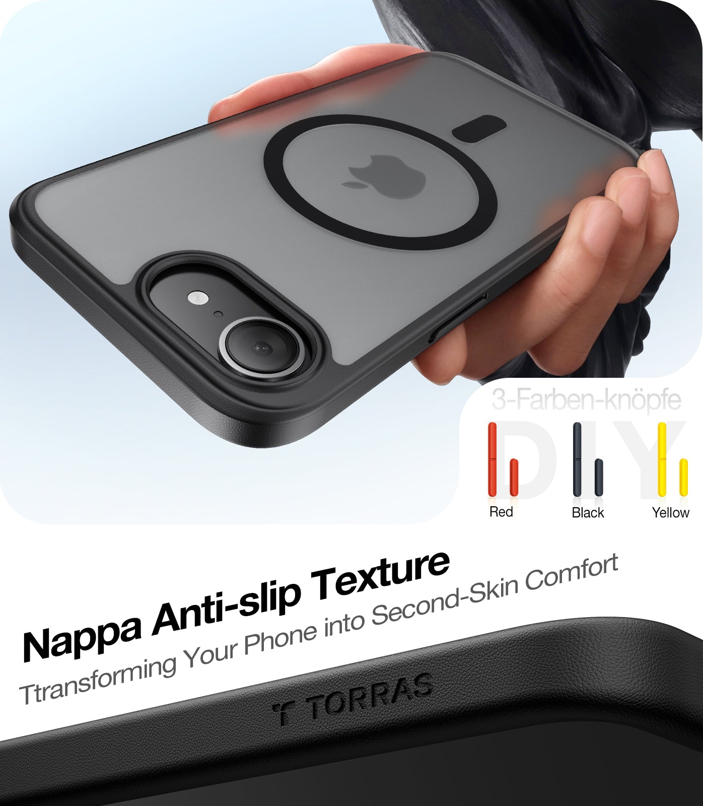 Futrola MagSafe za Apple iPhone 17 Pro Max, Torras, Guardian, Narandžasta