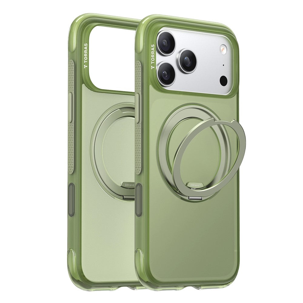 MagSafe futrola za Apple iPhone 17 Pro Max, Torras, Ostand O3 Air, Satensko Zelena