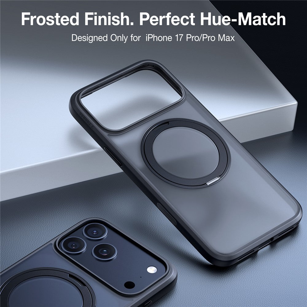 Futrola MagSafe za Apple iPhone 17 Pro Max, Torras, Ostand Pro, Crna