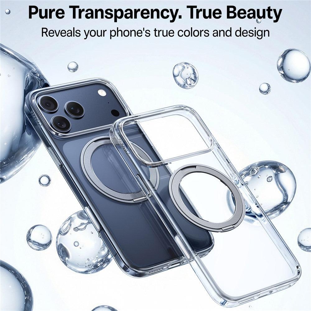 Futrola MagSafe za Apple iPhone 17 Pro Max, Torras, Ostand Pro, Transparentna