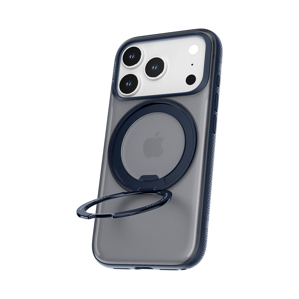 Husa MagSafe za Apple iPhone 17 Pro Max, Torras, Ostand R Fitness, Plava