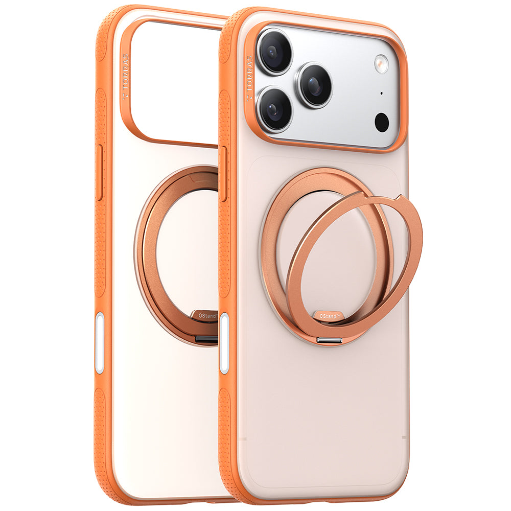 Futrola MagSafe za Apple iPhone 17 Pro Max, Torras, Ostand R Fitness, Narandžasta