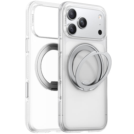 Futrola MagSafe za Apple iPhone 17 Pro Max, Torras, Ostand R Fitness, Transparentna