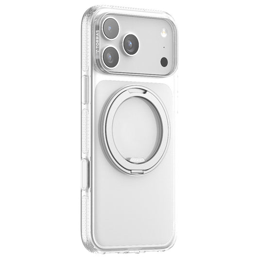 Futrola MagSafe za Apple iPhone 17 Pro Max, Torras, Ostand R Fitness, Transparentna