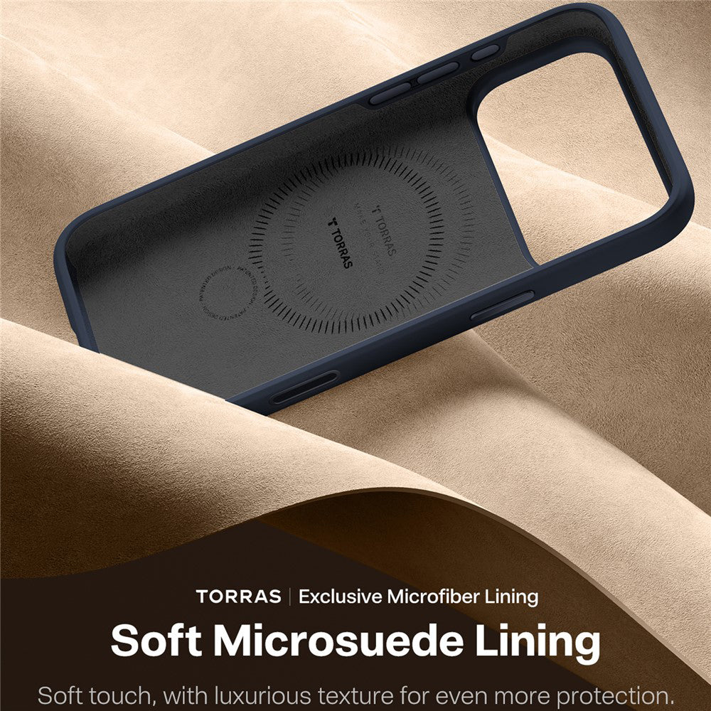 Futrola MagSafe za Apple iPhone 17 Pro Max, Torras, QPRO Silicone, Plava