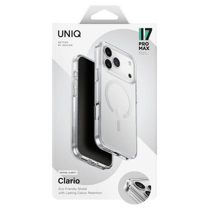 Futrola MagSafe za Apple iPhone 17 Pro Max, UNIQ, Clario MagClick, Providna