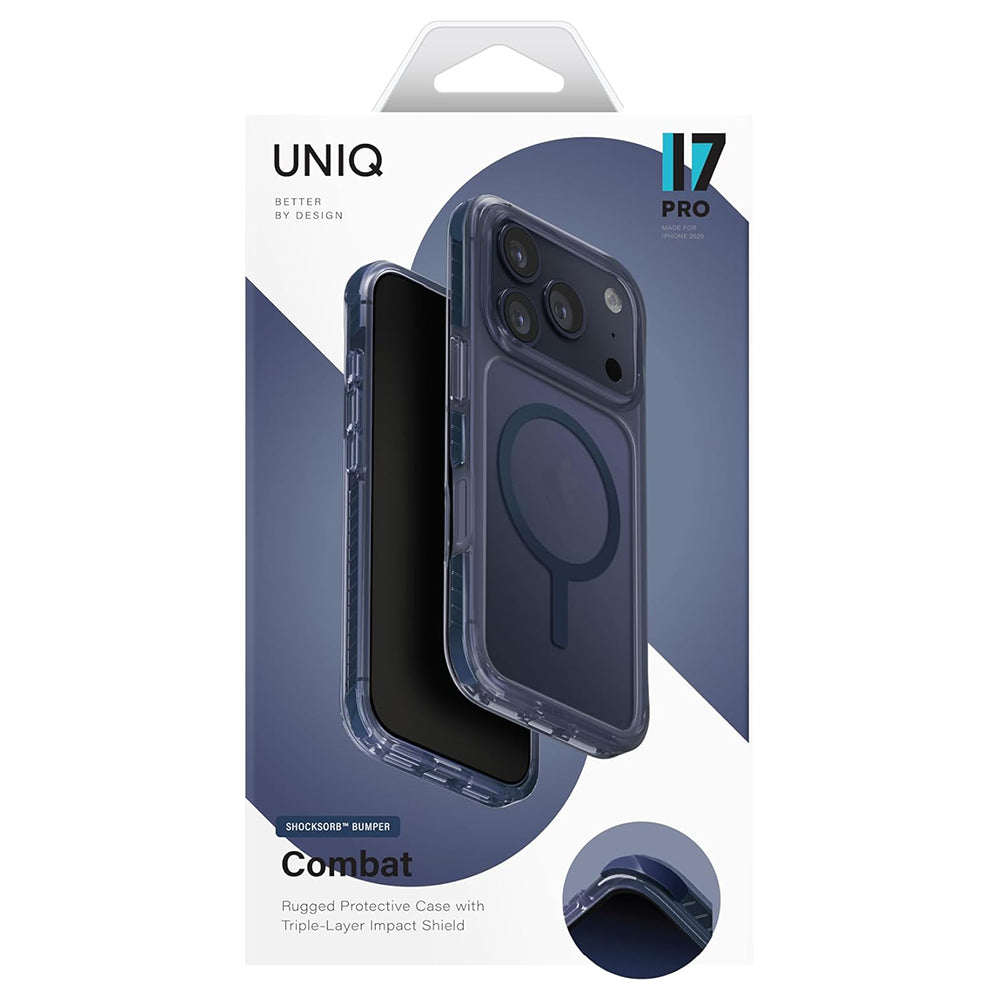 Futrola MagSafe za Apple iPhone 17 Pro Max, UNIQ, Combat MagClick, Crna