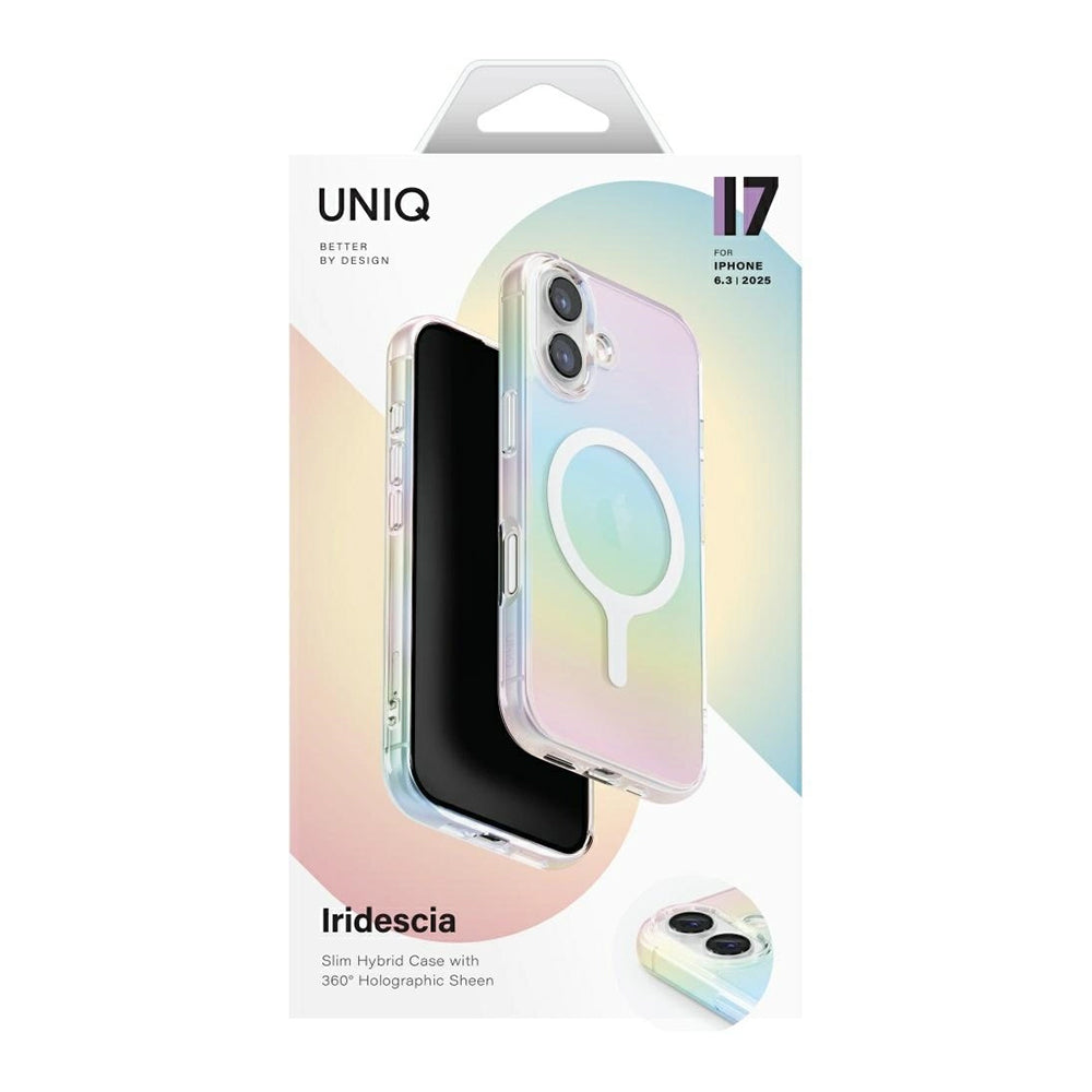 Futrola MagSafe za Apple iPhone 17 Pro Max, UNIQ, Iridescia MagClick, Višebojna