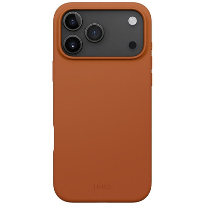 Futrola MagSafe za Apple iPhone 17 Pro Max, UNIQ, Lino MagClick, Tamno Narandžasta