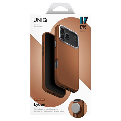 MagSafe futrola za Apple iPhone 17 Pro Max, UNIQ, Lyden Leatherette, Braon