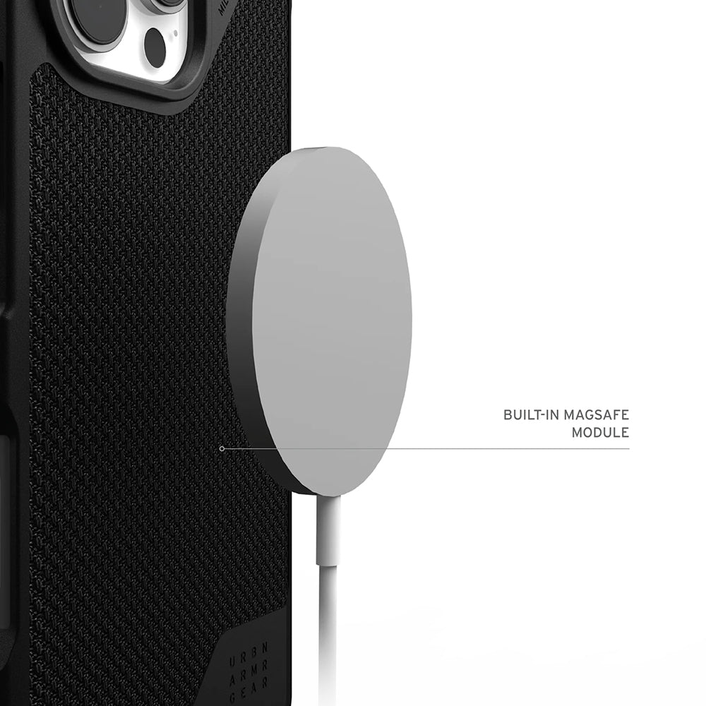 Futrola MagSafe za Apple iPhone 17 Pro Max, Urban Armor Gear, Metropolis LT Kevlar, Crna