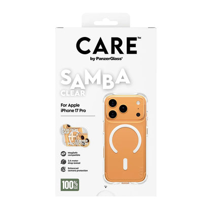 Futrola MagSafe za Apple iPhone 17 Pro, PanzerGlass, Care Fashionable, Transparentna Bela