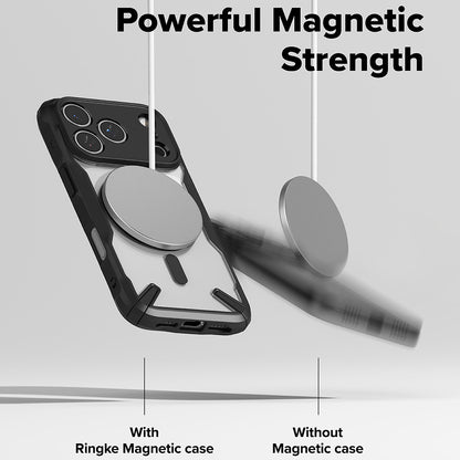 Futrola MagSafe za Apple iPhone 17 Pro, Ringke, Fusion X, Crna