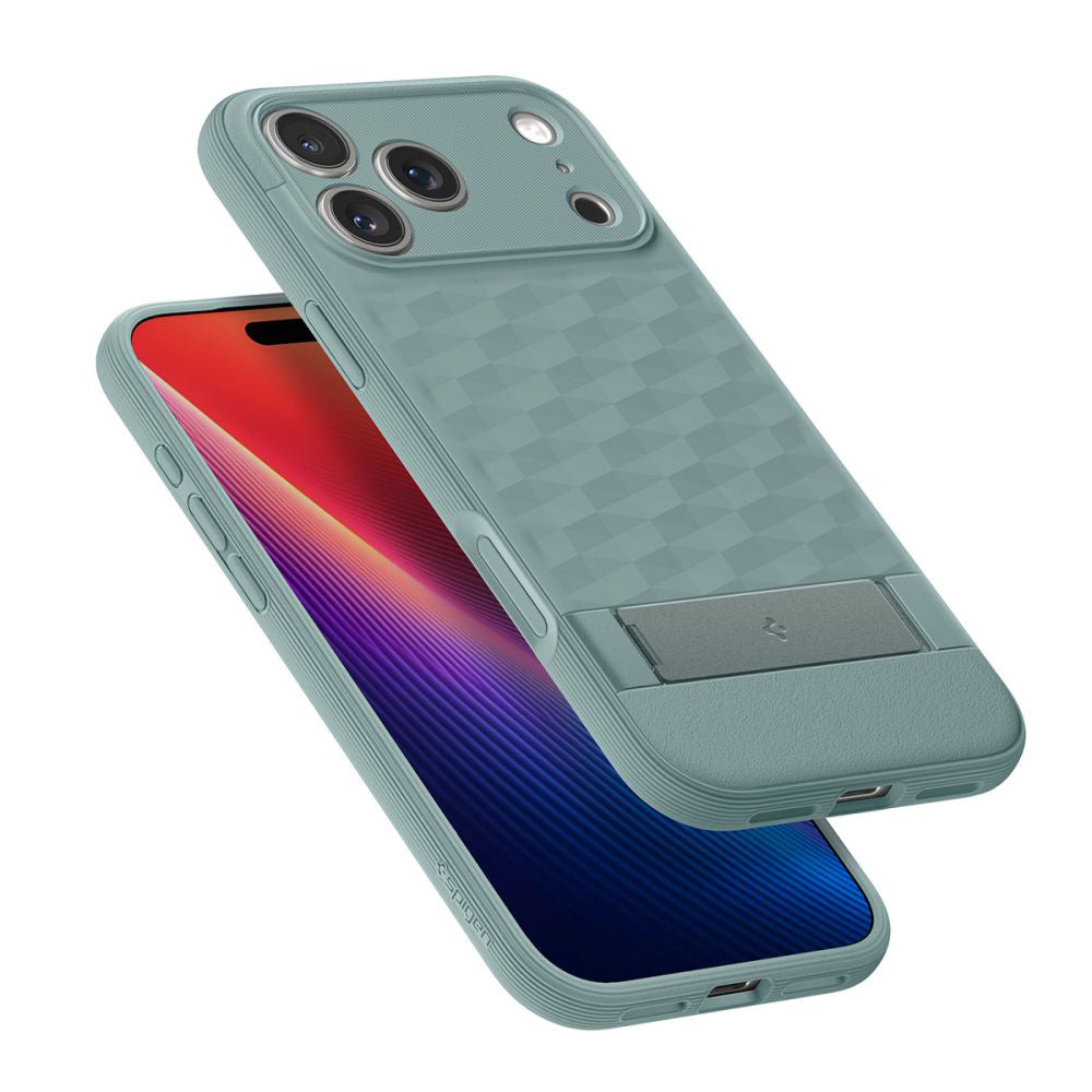 Futrola MagSafe za Apple iPhone 17 Pro, Spigen, Caseology Parallax S, Zelena