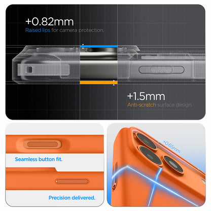Futrola MagSafe za Apple iPhone 17 Pro, Spigen, Silicone Fit, Narandžasta ACS11379