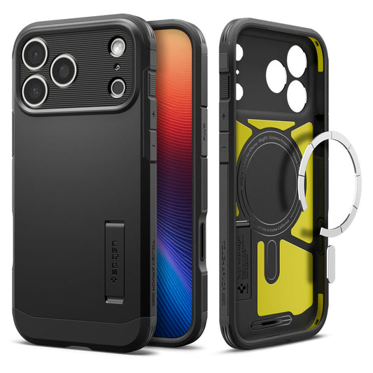 Futrola MagSafe za Apple iPhone 17 Pro, Spigen, Tough Armor T, Crna