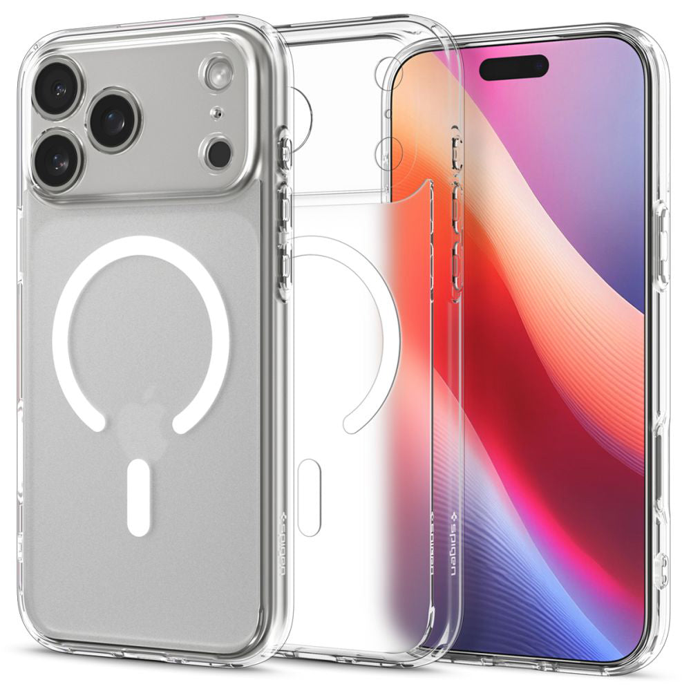 Futrola MagSafe za Apple iPhone 17 Pro, Spigen, Ultra Hybrid, Satinirano Bela