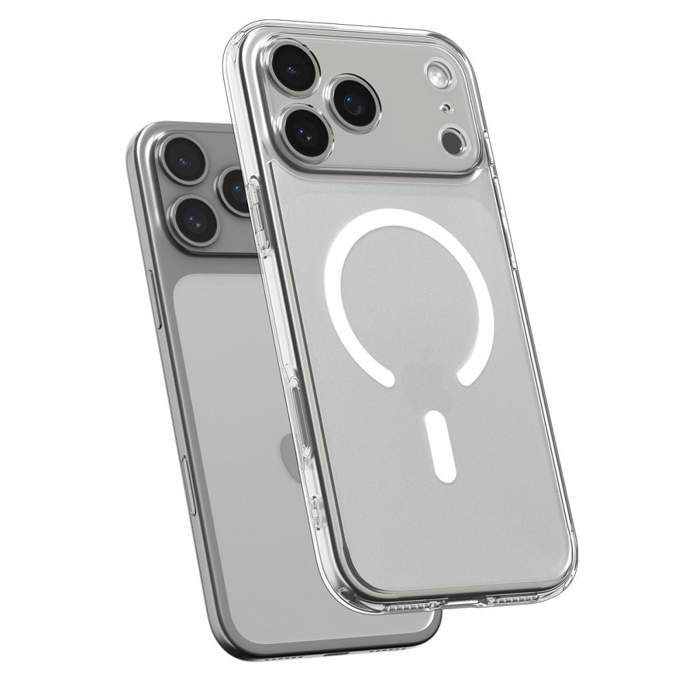 Futrola MagSafe za Apple iPhone 17 Pro, Spigen, Ultra Hybrid, Satinirano Bela