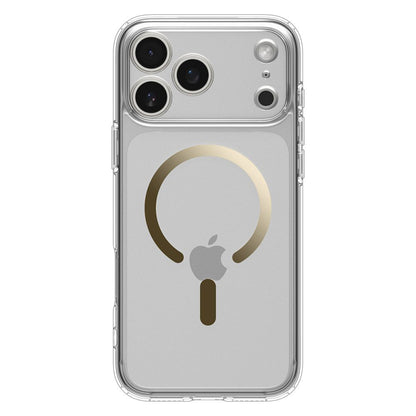 Futrola MagSafe za Apple iPhone 17 Pro, Spigen, Ultra Hybrid, Zlatno Transparentna