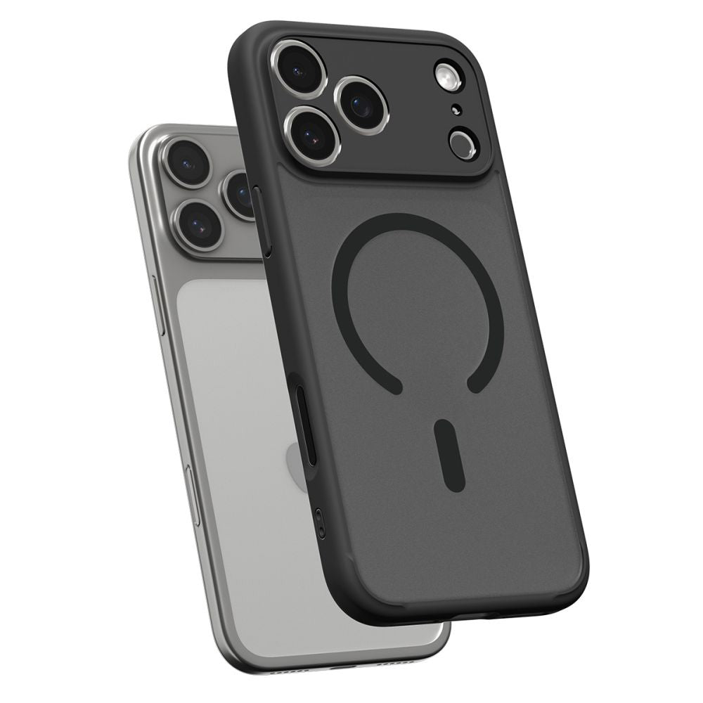 Futrola MagSafe za Apple iPhone 17 Pro, Spigen, Ultra Hybrid, Satin Crna