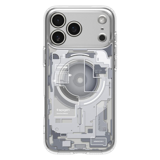 Futrola MagSafe za Apple iPhone 17 Pro, Spigen, Ultra Hybrid Zero One, Bela