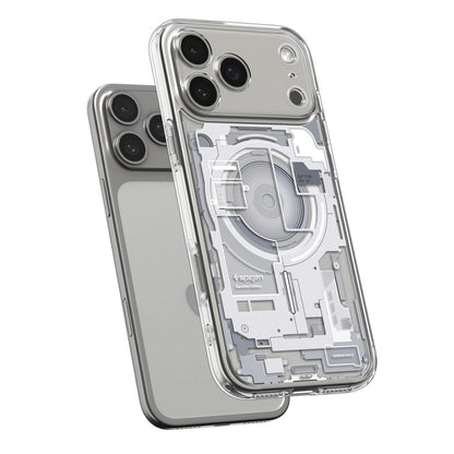 Futrola MagSafe za Apple iPhone 17 Pro, Spigen, Ultra Hybrid Zero One, Bela