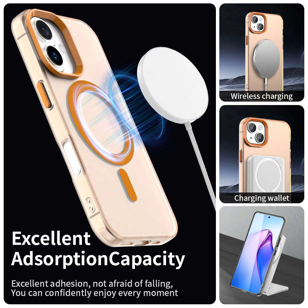MagSafe futrola za Apple iPhone 17 Pro, Techsuit, CandyCase, Narandžasta