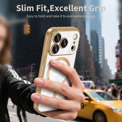 Futrola MagSafe za Apple iPhone 17 Pro, Techsuit, Luxury Crystal, Svetlo Ljubičasta